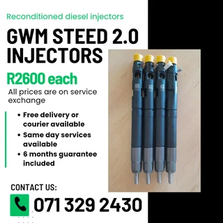 Gwm Steed 2.0 Injectors For Sale With Warranty