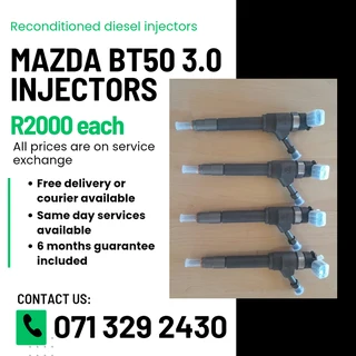 Mazda Bt50 3.0 Injectors For Sale With Warranty