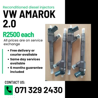 Vw Amarok 2.0 Injectors For Sale With Warranty