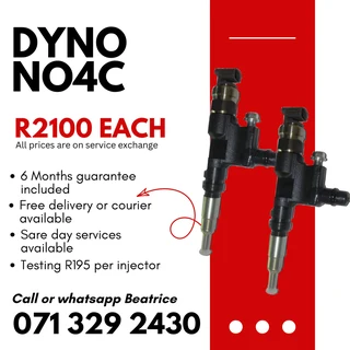 Dyno N04c Injectors For Sale With Warranty