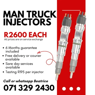 Man Truck Injectors For Sale With Warranty
