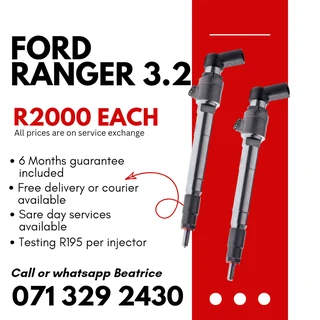 Ford Ranger 3.2 Injectors For Sale With Warranty
