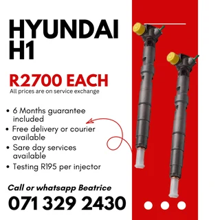 Hyundai H1 Injectors For Sale With Warranty