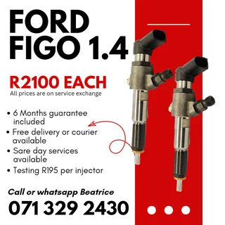 Ford Figo 1.4 Injectors For Sale With Warranty