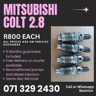 Mitshibishi Colt 2.8 Injectors Fpr Sale With Warranty