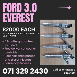Ford Everest 3.0 Injectors For Sale With Warranty