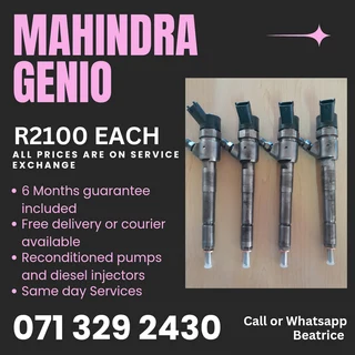 Mahindra Genio Injectors For Sale With Warranty