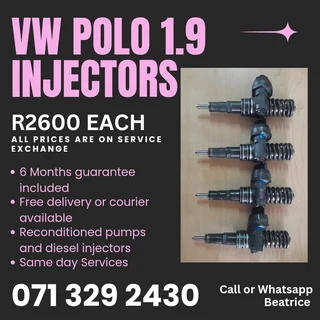 Vw Polo 1.9 Injectors For Sale With Warranty