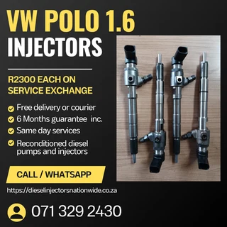 Vw Polo 1.6 Injectors For Sale With Warranty
