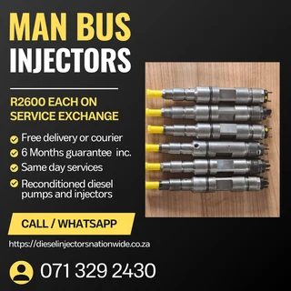 Man Bus Injectors For Sale With Warranty