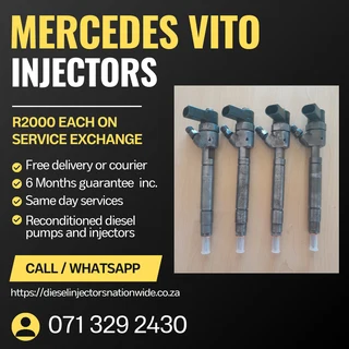 Mercedes Benz Vito Injectors For Sale With Warranty