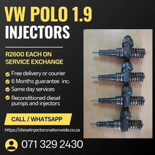 Vw Polo 1.9 Injectors For Sale With Warranty