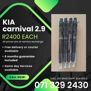 Kia Carnival 2.9 Injectors For Sale With Warranty