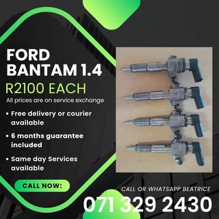 Ford Bantum 1.4 Injectors For Sale With Warranty