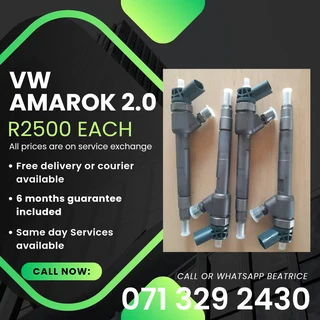 Vw Amarok 2.0 Injectors For Sale With Warranty