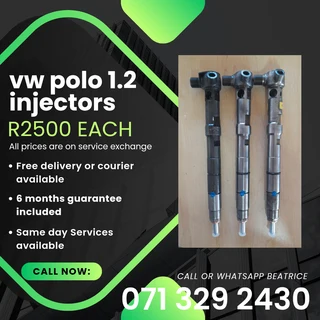 Vw Polo Blue Motion 1.2 Injectors For Sale With Warranty