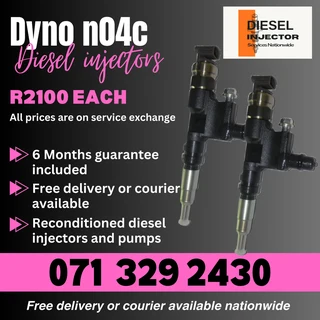 Dyno N04c Injectors For Sale With Warranty