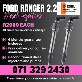 Ford Ranger 2.2 Injectors For Sale With Warranty