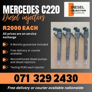 Mercedes Benz C220 Injectors For Sale With Warranty