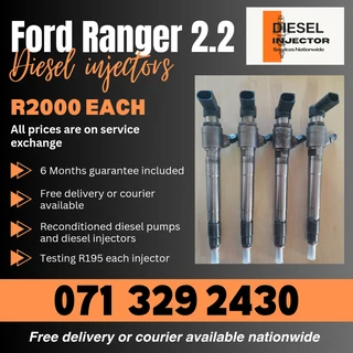 Ford Ranger 2.2 Injectors For Sale With Warranty