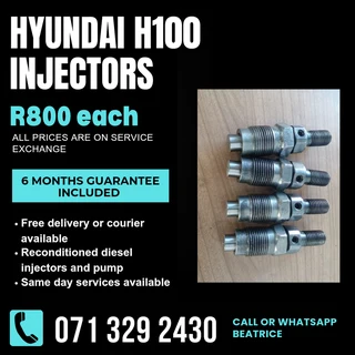 Hyundai H100 Injectors For Sale With Warranty