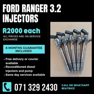 Ford Ranger 3.2 Injectors For Sale With Warranty