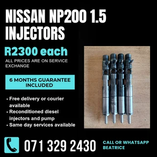 Nissan Np200 1.5 Injectors For Sale With Warranty