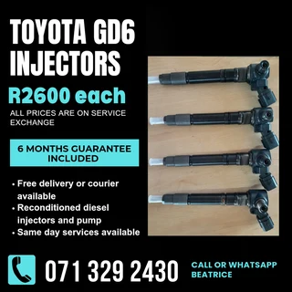 Toyota Gd6 Injectors For Sale With Warranty