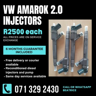 Vw Amarok 2.0 Injectors For Sale With Warranty