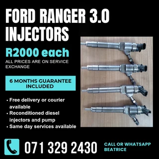 Ford Ranger 3.0 Injectors For Sale With Warranty