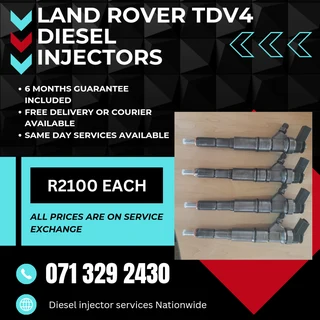 Land Rover Tdv4 Injectors For Sale With Warranty