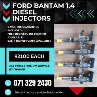 Ford Bantam 1.4 Injectors For Sale With Warranty