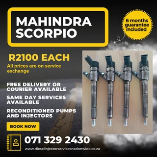 Mahindra Scorpio Injectors For Sale With Warranty
