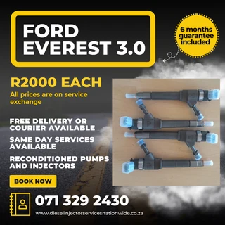Ford Everest 3.0 Injectors For Sale With Warranty