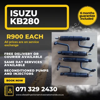 Isuzu Kb280 Injectors For Sale With Warranty