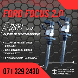 Ford Focus 2.0 Injectors For Sale With Warranty