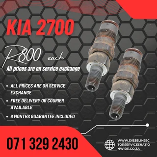 Kia 2700 Injectors For Sale With Warranty