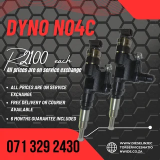 Dyno N04c Injectors For Sale With Warranty