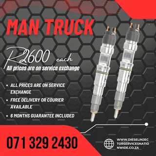 Man Truck Injectors For Sale With Warranty
