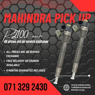 Mahindra Pick Up Injectors For Sale With Warranty