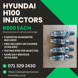 Hyundai H100 Injectors For Sale With Warranty
