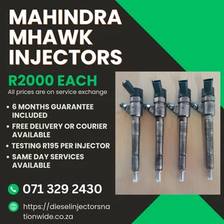 Mahindra Mhawk Injectors For Sale With Warranty