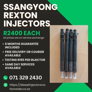 Ssangyong Rexton Injectors For Sale With Warranty