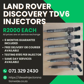 Land Rover Discovery Tdv6 Injectors For Sale With Warranty