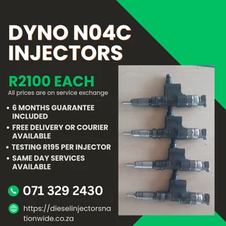 Dyno N04c Injectors For Sale With Warranty