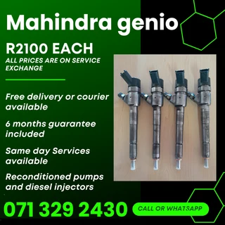 Mahindra Genio Injectors For Sale With Warranty