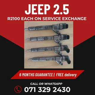 Jeep 2.5 Injectors For Sale With Warranty