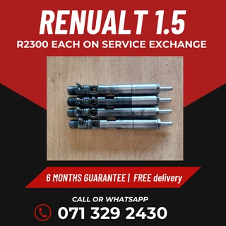 Renualt Kangoo 1.5 Injectors For Sale With Warranty
