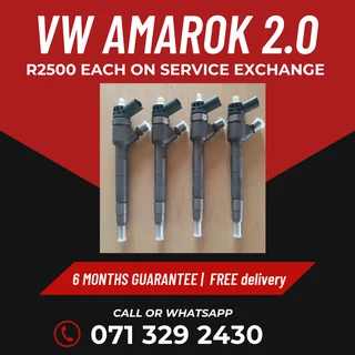 Vw Amarok 2.0 Injectors For Sale With Warranty