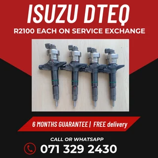 Isuzu Dteq Injectors For Sale With Warranty